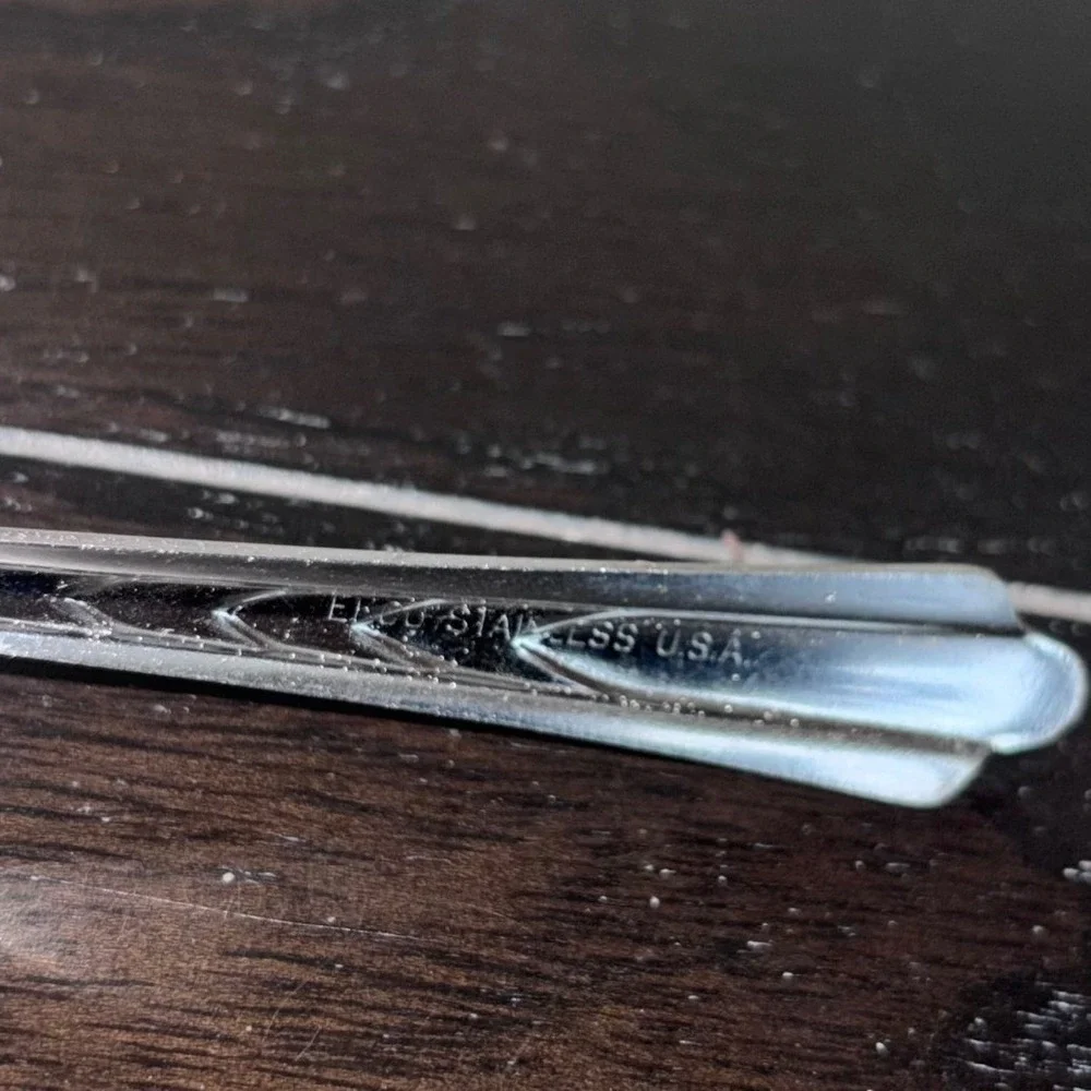 Vintage‎ | Ekco EKS7 Stainless USA Glossy Flatware Seafood Fork-ONE